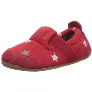 Living Kitzbühel T-Modell Streifen - pantuflas de lona niña, color rojo, talla 26
