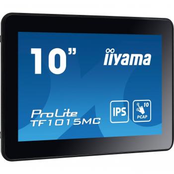 Monitor Interactivo Multitouch iiyama ProLite TF1015MC-B3 de 10.1 (25.7 cm) 1280x800, 10 Puntos Táctiles, HDMI/DisplayPort/VGA,
