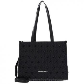 Bolso de Hombro Valentino Joia 32 cm Negro - Diseño Acolchado y con Tachuelas, Tamaño Único