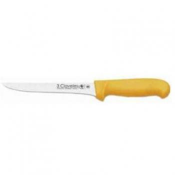 Cuchillo deshuesador amarillo Arcos Serie 2900 (100 mm) - Hoja delgada y curvada para desprender huesos