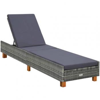 Tumbona Paradis VidaXL con respaldo reclinable