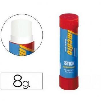 Productos Imedio 6304625 - Pegamento barra, 24 unidades, 8 gr, color blanco
