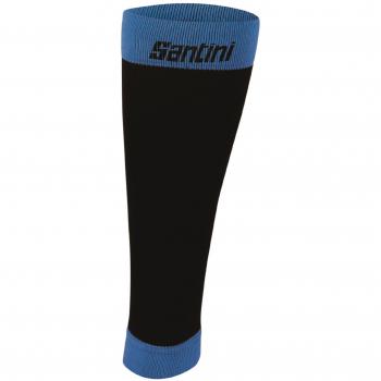 Santini 365 Triathlon - Manguitos de Ciclismo para Hombre, Color Azul, Talla S