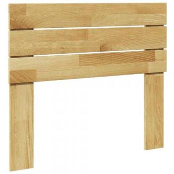 Cabecero 80 cm Madera Maciza de Roble