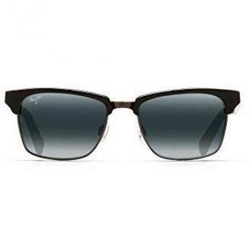 Maui Jim Kawika Stylish Sunglasses for Men, Black, Size 54 MM