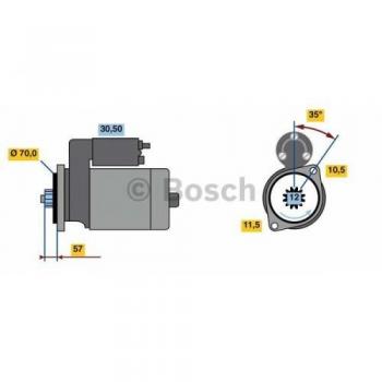 Motor de Arranque Bosch 986023540 - Tipo: Motor de arranque, Marca: Bosch, Número de pieza: 0 986 023 540