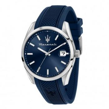 Reloj de Hombre Maserati Attrazione R8851151005 Azul, Acero Inoxidable, Analógico 43 mm