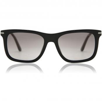 Prada SPR18W Polarized Men's Sunglasses - Black with Grey Gradient Lenses
