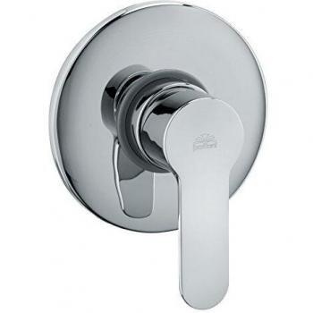 Mezclador de ducha empotrado en latón cromado Paffoni serie Blu 1 salida BLU010CR