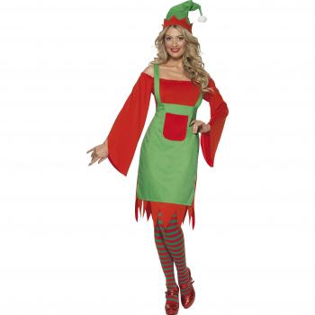 Smiffy's - Disfraz de elfo para mujer, talla L