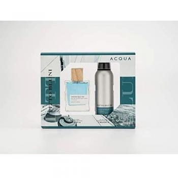 Titto Bluni Acqua Estuche para Hombres: Eau de Toilette 75ml y Desodorante 200ml