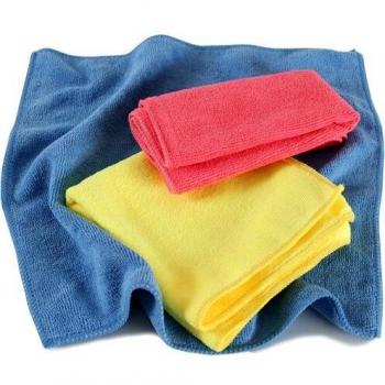 Tectake - 200 bayetas de microfibra lavables 35 x 35 cm, composición 80% poliéster y 20% poliamida, ideales para barnices y pulimentos