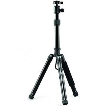 Trípode Cullmann Neomax 240 Mobile para Smartphone, Altura 112 cm, Plegable a 25,5 cm, Carga Máxima 3 kg, Peso 666 g, Color Negro