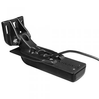 Garmin 010-12908-00 Transductor todo en uno de ultrasonidos de escaneo de ultra alta definición GT24UHD-TM con sonar de escaneo ClearVu de 800 kHz, negro, mediano