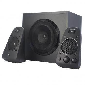 Logitech Z623 THX 2.1 Sistema de Altavoces con Subwoofer, Certificado THX Audio, 400 Vatios de Pico, Graves Potentes, Entradas de 3.5 mm/RCA, Enchufe EU, Multi-Dispositivos PC/PS4/Xbox/TV/Móvil/Tablet