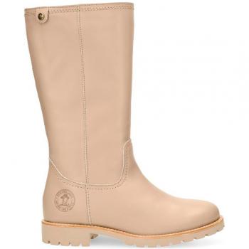 Botas Altas de Cuero Panama Jack Bambina B11 - Piel Auténtica - Cierre con Cremallera - Botas de Mujer PANAMA JACK BOTAS BAMBINA TAUPEB135