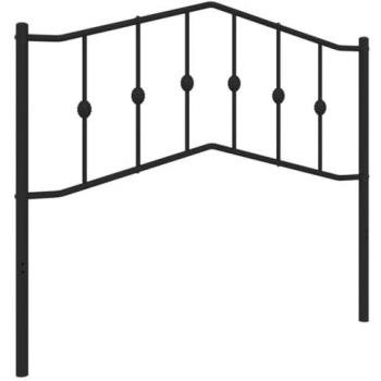 Cabecero de metal negro 107 cm