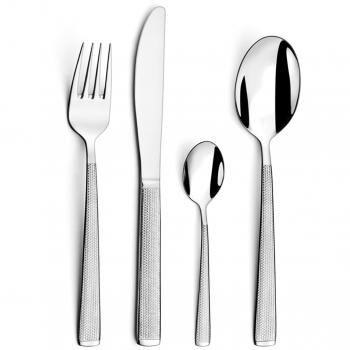 Amefa Set 24 Cubiertos INOX Parure, Acero Inoxidable, Gris, 1.26 cm