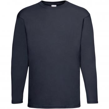 Camiseta de manga larga casual para hombre Universal Textiles en azul, talla XXL
