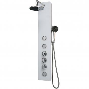 DP Grifería GS-49 Columna de Hidromasaje Termostática, Blanco