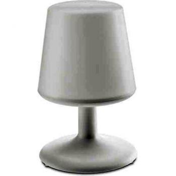 Lámpara de mesa LED recargable Light to Go Koziol, blanca, 18x18x28 cm