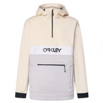 Oakley TNP Nose Grab Softshell Hoodie Lunar Rock Arctic White L