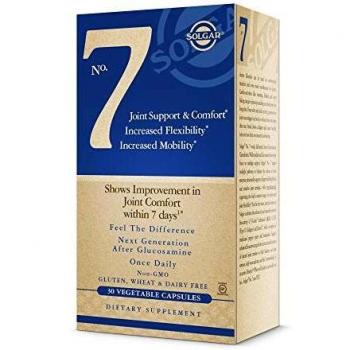 Solgar 7 Vegetable Capsules - Pack of 30 - Supports Mobility, Flexibility - Aids Release of Joint Enzymes - With Collagen and Vitamin C