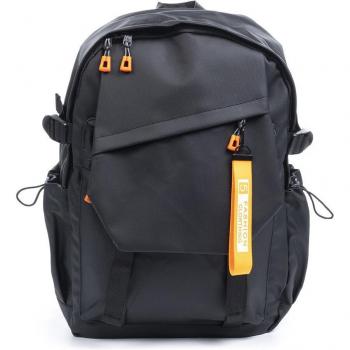 DAM Mochila multi compartimento, porta Laptop 15.6, impermeable, adaptable a Trolley, con toma USB externa, dimensiones 31,14x15x43 cm