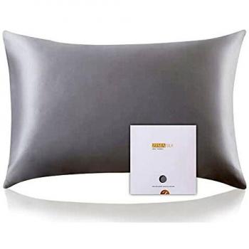 ZIMASILK Funda de Almohada de Seda de Morera 100% para el Cabello y la Piel, Ambos Lados de Seda de Momme 19, 1pc