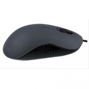 Primux M600B - Ratón óptico USB con 3 botones y rueda scroll, color negro