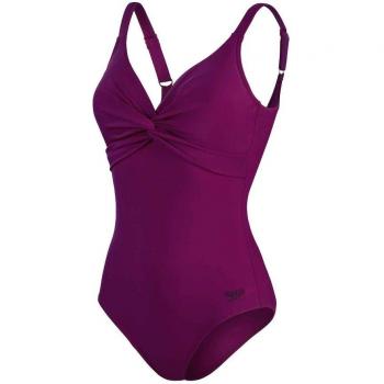 Bañador de mujer Speedo Shaping Brigitte 1Pc morado rojizo - Talla 32