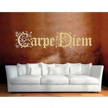 Vinilo adhesivo no.SF129 Carpe Diem , Color:Berenjena;Tamaño:90cm x 399cm