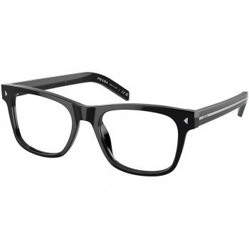 Prada PR A13VF Asian Fit 16K1O1 Men's Eyeglasses Black Size 54 - Frame Only with Blue Light Block Available