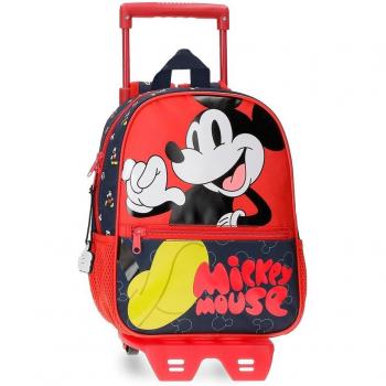Mochila preescolar Mickey Mouse Fashion 28cm con carro