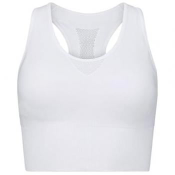 Sujetador Deportivo Mujer Head Flex Seamless, sin costuras, color blanco, talla Large