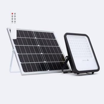 Foco Proyector LED Solar 3300 lm IP65 con Control Remoto Nurda 4000K Blanco Neutro