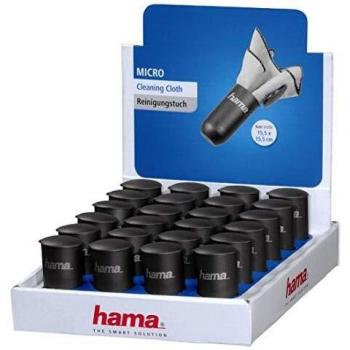 Hama 5904 - Paño de Limpieza de Equipos fotográficos, Color Gris