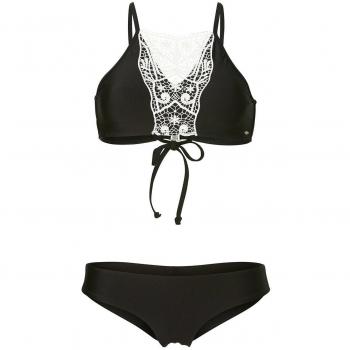O 'Neill Lace High Neck Kiama – Bikini, Mujer, Lace High Neck Bikini, Black out, 40