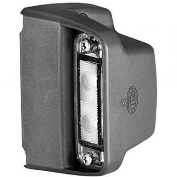 Piloto de matrícula LED HELLA 2KA 012 271-041 - 24/12V, Anclaje atornillado, Luz clara, Cable de 500mm, Conector QUICK LINK