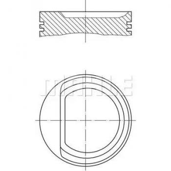 Pistón MAHLE ORIGINAL 0307100 de alta calidad