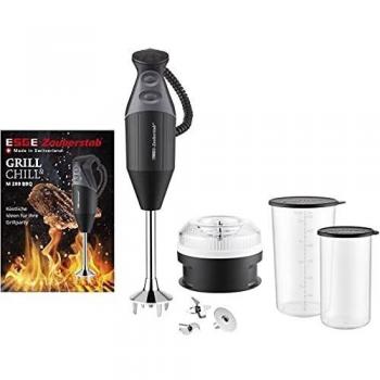 Batidora de mano Unold Esge M 200 BBQ, 200 W, color Negro y Cromo