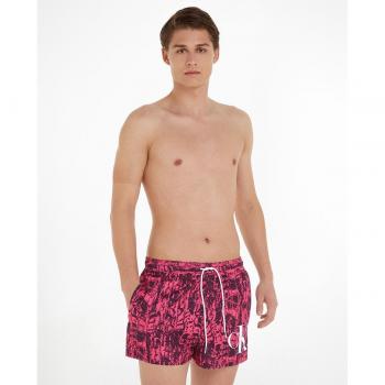 Calvin Klein - Bañador de largo medio de hombre estampado
