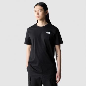 Camiseta de Hombre The North Face Redbox Celebration Manga Corta Negra