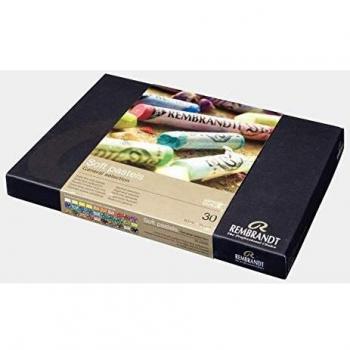 Rembrandt - Colores Pastel - Suaves y extra finos - Caja con 30 colores
