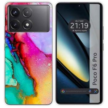 Funda de Silicona Mármol 15 para Xiaomi Poco F6 Pro 5G