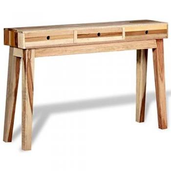 Reclaimed Wood Medium Console Table in Beige