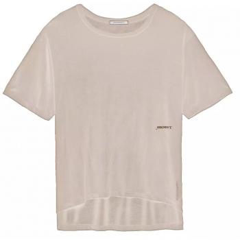 Hinnominate Beige Modal Tops & T-Shirt - Size S