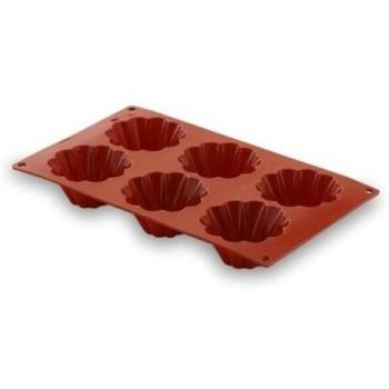 Lacor 66719 - 3 molde silicona briochette 6 cavidades