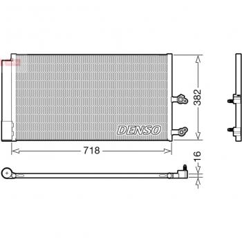 Condensador de aire acondicionado DENSO DCN33014