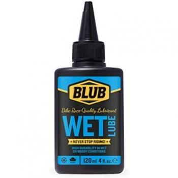 BLUB Wet Lube 120ml | Lubricante Bicicleta Waterproof, Aceite Cadena Bici | Grasa Bicicleta MTB, Aceite para Cadenas de Bicicletas | Cera Bicicleta Cadena para Condiciones Húmedas, Azul